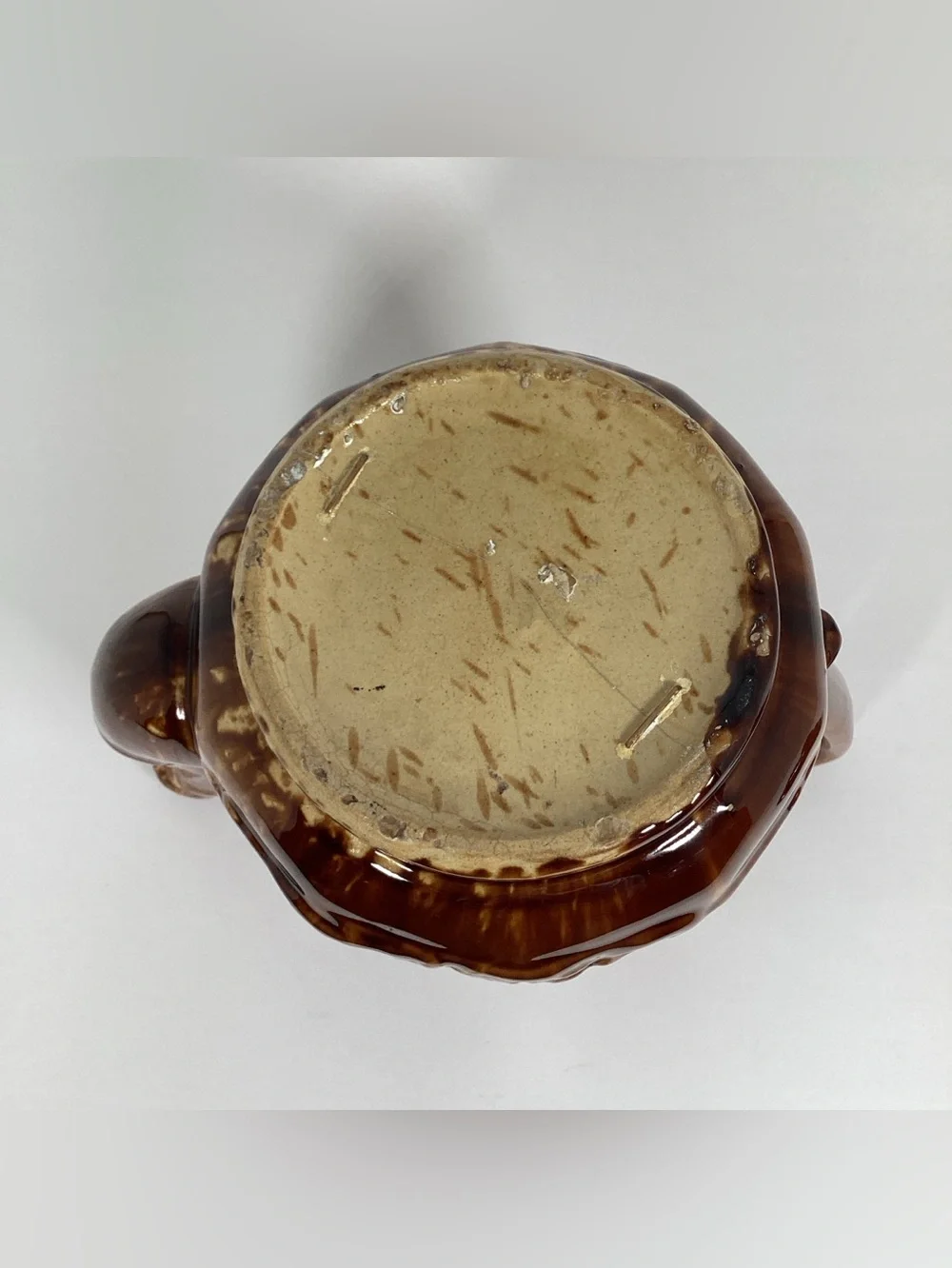 Antique Bennington Rockingham Rebekah At The Well Teapot PROFESSIONALLY REPAIR